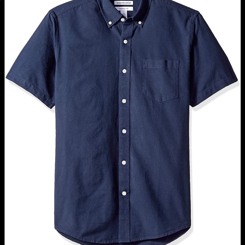 NWT Blue Short Sleeve XL Button Down